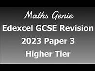 Video thumbnail for Edexcel Higher Predicted Paper 3 2023