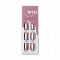 Video thumbnail for KISS imPRESS No Glue Mani Press On Nails, Color, 'Champagne Pink', Pink, Short Size, Squoval Shape, Includes 30 Nails, Prep Pad, Instructions Sheet, 1 Manicure Stick, 1 Mini File