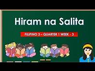 Video thumbnail for MGA SALITANG HIRAM || FILIPINO 3 QUARTER 1