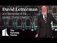 Video thumbnail for David Letterman Acceptance Speech | 2017 Mark Twain Prize