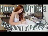 Video thumbnail for How to Write a Statement of Purpose for Grad School Applications (Masters/PhD Advice)