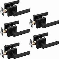 Video thumbnail for Probrico Keyed Alike Entry Knob Combo Pack, Heavy Duty Entrance Door Lever, Exterior Lockset Contemporary Style, Modern Front Door Hardware (5 Pack, Black)