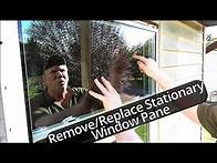 Video thumbnail for How To Remove/Replace A Fixed Top Window Pane (Jeld-Wen Single Hung Window)