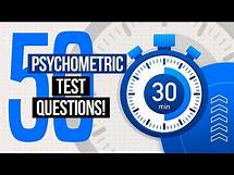 Video thumbnail for PSYCHOMETRIC TESTS | 50 Psychometric Test Practice Questions & Answers! (PASS with 100%!)