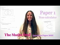Video thumbnail for The Maths Prof: NEW Cambridge IGCSE Maths Non-Calculator Specimen Paper 1 (Core) 2025