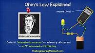 Video thumbnail for Ohms Law Explained - The basics circuit theory