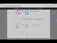 Video thumbnail for Year 6 - Converting between Fractions, Decimals and Percentages
