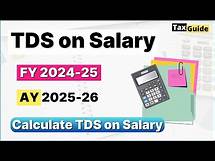 Video thumbnail for How to Calculate TDS on Salary FY 2024-25 | TDS on Salary | How to Deduct TDS on Salary in FY 24-25