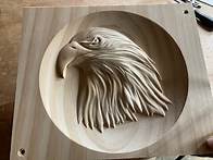 Video thumbnail for Let’s Carve This Simple 3D Eagle on the CNC