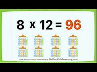 Video thumbnail for Multiplication Concept Multiply by 8 | Times 8 Table | Golden Kids Learning