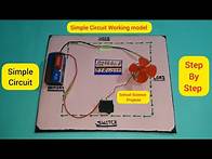 Video thumbnail for How To Make a Simple Electric Circuit | Working Model School Science Project