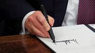 Video thumbnail for Trump signs executive orders on immigration, January 6, TikTok