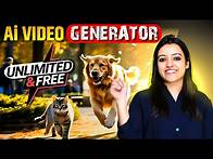 Video thumbnail for FREE UNLIMITED AI Video Generator 🔥 Text to Video Generator AI Tool [No Watermark] | Ritika AI