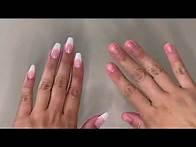 Video thumbnail for Easy Kiss Nails Acrylic nudes French manicure 💅🏼