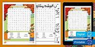Video thumbnail for Giving Thanks Word Search for K-2nd Grade
