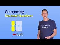 Video thumbnail for Comparing Decimal Numbers - Math Antics Extras
