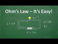 Video thumbnail for Understand Ohm’s Law- It’s Easy!