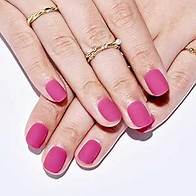 Video thumbnail for GLAMERMAID Extra Short Press on Nails, Hot Pink Fake Nails Short Squoval, Natural Spring Round Square Glue on Nails Matte Gel, Acrylic False Nails Manicure Kits for Women, Reusable Stick on Nails