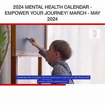 Video thumbnail for 2024 Mental Health Calendar - Empower Your Journey! March - May 2024