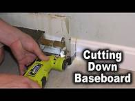 Video thumbnail for How to Cut Baseboard Trim AFTER It's Installed | The Fixer Clips