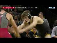 Video thumbnail for 133 LBS: #3 Nick Suriano (Rutgers) vs. #8 Austin DeSanto (Iowa) | Big Ten Wrestling