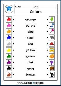Video thumbnail for Colors Worksheets | Free Worksheets For Teaching Colors | Games4esl