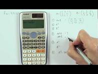 Video thumbnail for Matrix calculations using the Casio fx991ES PLUS calculator
