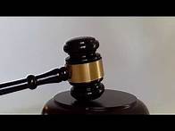 Video thumbnail for Judge gavel pounding in slow motion