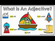 Video thumbnail for What is an Adjective? (Adjectives for Kindergarten/First Grade)