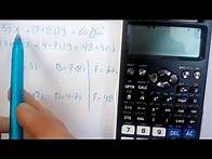 Video thumbnail for using calculator to solve complex numbers equations (matrix creamer's rule)