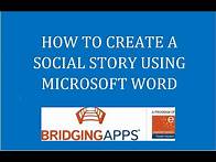 Video thumbnail for How to Make a Social Story Using Microsoft Word