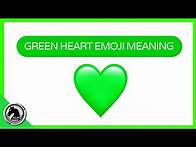 Video thumbnail for 💚 GREEN HEART Emoji MEANING 💚 [Green Heart]