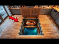 Video thumbnail for You Won’t Believe What’s Hidden Under This Kitchen! | Secret Room with Indoor Pool Reveal