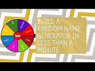 Video thumbnail for Build a Random Name Generator in Python