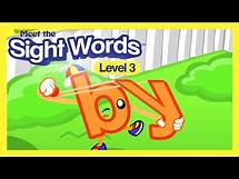Video thumbnail for Meet the Sight Words Level 3 (FREE) | Preschool Prep Company