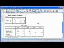 Video thumbnail for 2 by 2 Contingency Table Analysis (Pearson Chi-Square) - SPSS (part 2)