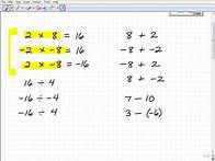 Video thumbnail for Understand and Learn the Rules of Positive and Negative Numbers