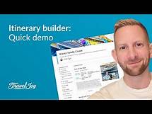 Video thumbnail for TravelJoy Demo: Itinerary Builder for Travel Agents and Travel Advisors