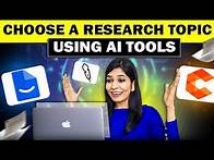 Video thumbnail for How to choose a research topic with AI tools! 🔥| 3 AI tools for research ideas🤯