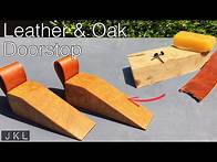 Video thumbnail for How to make a WOODEN DOORSTOP in 5 minutes | asmr