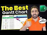Video thumbnail for The BEST Excel Gantt Chart For Project Management - Absolutely Free! 🌟