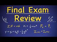 Video thumbnail for Physics I - Final Exam Review (Problems & Some Concepts)