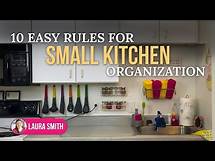 Video thumbnail for 10 Easy Rules for Small Kitchen Organization | No Pantry? No Problem!