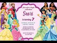 Video thumbnail for Disney Princess Birthday Invitations, Editable Instant Download FREE | DIGITAL