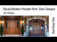 Video thumbnail for Top 60 Modern Wooden front Door Designs for Home & Part1
