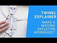 Video thumbnail for KS2 Science: Make a Moving Skeleton Worksheet