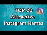 Video thumbnail for Instagram names ideas | top 20 attractive Instagram Username | username ideas