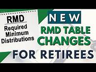 Video thumbnail for New RMD Tables for Retirees!
