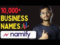 Video thumbnail for How to GENERATE BUSINESS NAME IDEAS with This FREE tool!