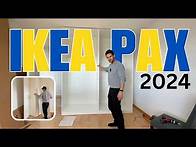 Video thumbnail for How to Assemble NEW IKEA PAX WARDROBE 2024 ( Part 1 ) COLUMNS CABINETS